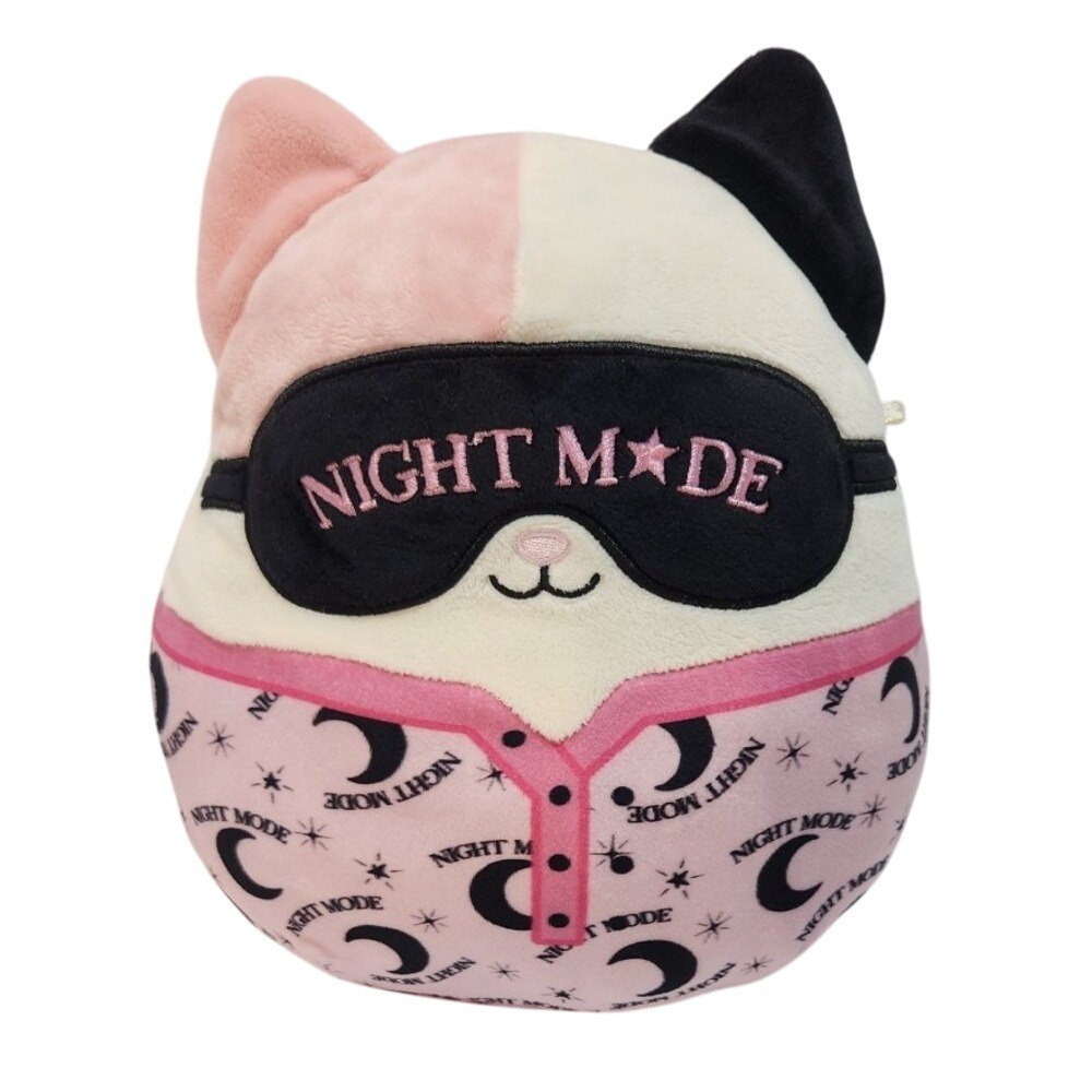 Squishmallow 8"‎ KATSLA, Pink & Black CAT